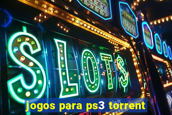 jogos para ps3 torrent